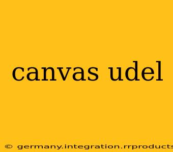 canvas udel
